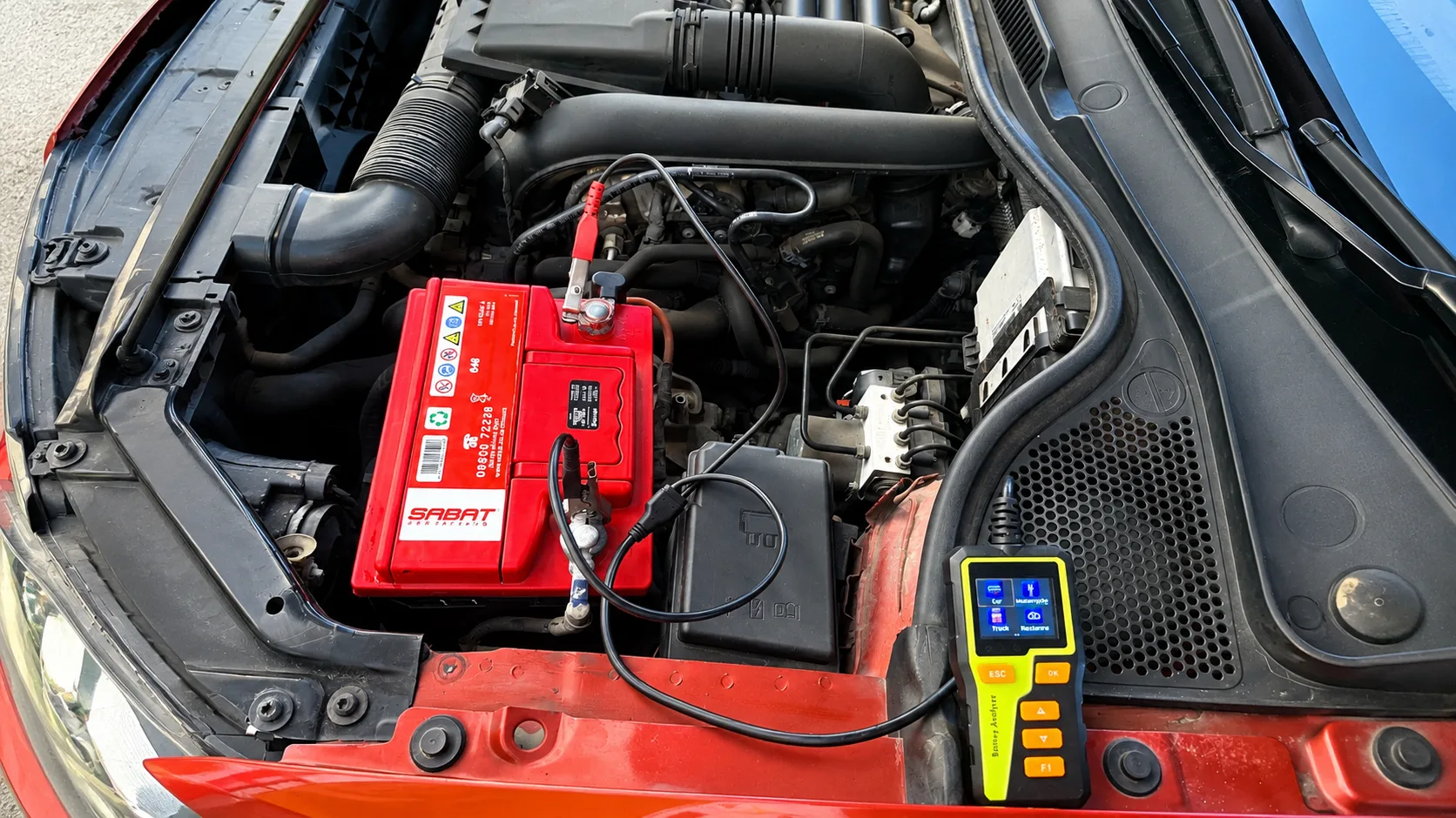 KCJ Batteries battery close up in Cape Town
