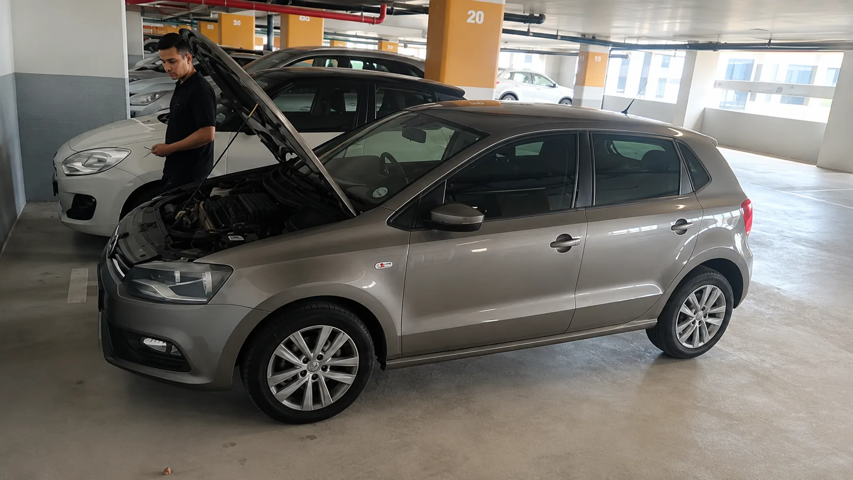 KCJ Batteries battery technician hatchback in Cape Town